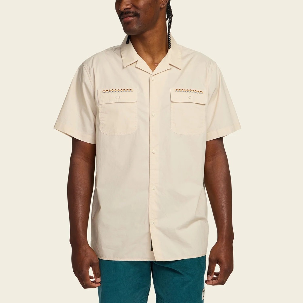 Howler Brothers Shores Club Shirt Putty Size Small NWT ($99 Retail)
